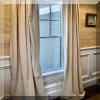 DN01. 2 Sets of custom drapes. 92”h 
